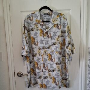 Men's Short-Sleeve School of Hard Knocks Button-Up Shirt